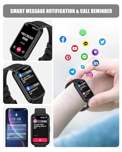 Smart Fitness Tracker Watch, QVEQ
