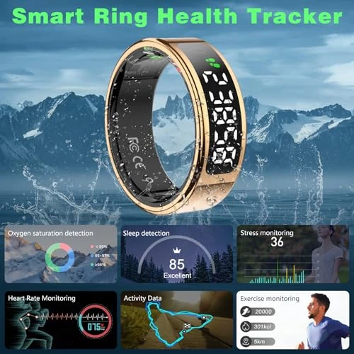 Smart Ring with LED Display Screen, Shenzhen Yawell Intelligent Technology Co.,Ltd