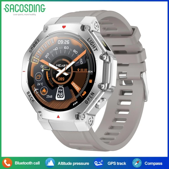 Sports Version Smart Watch with Blood Oxygen Monitor — Smart Watch, SACOSDING
