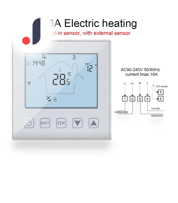 WIFI Smart Room Thermostat — HVAC Controls, Ketotek
