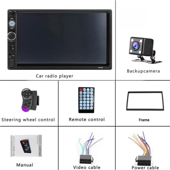 7-inch HD MP5 Player — Car Infotainment System, Car steward