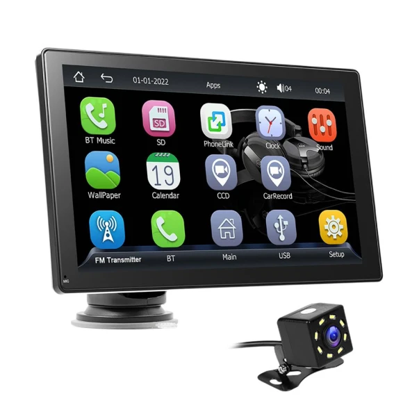 9-inch Universal Wireless Carplay Android Auto Car Radio — Stereo Receivers, Homedepot