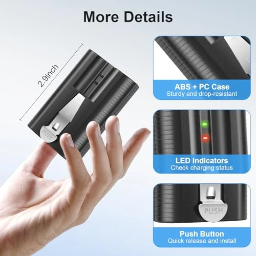 Replacement Battery for Ring Doorbell and Cameras, QuasuHaven