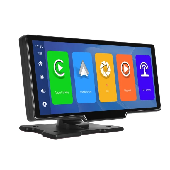 Wireless Car Stereo System with CarPlay, Bluetooth, and 9.3-inch Touchscreen — Car Infotainment System, Reakosound