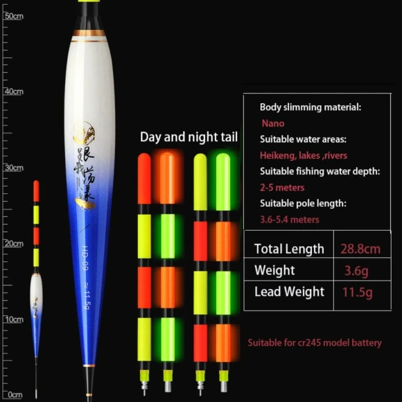 High Sensitivity Electronic Fishing Float LED, Vigotwow