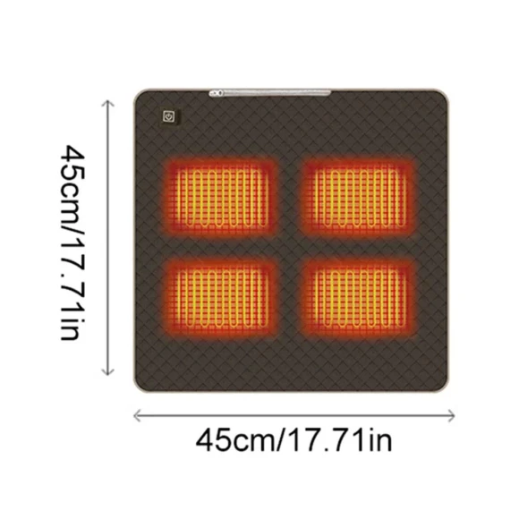 Smart Heated Blanket with 3 Heat Settings, Auto Accessories Home