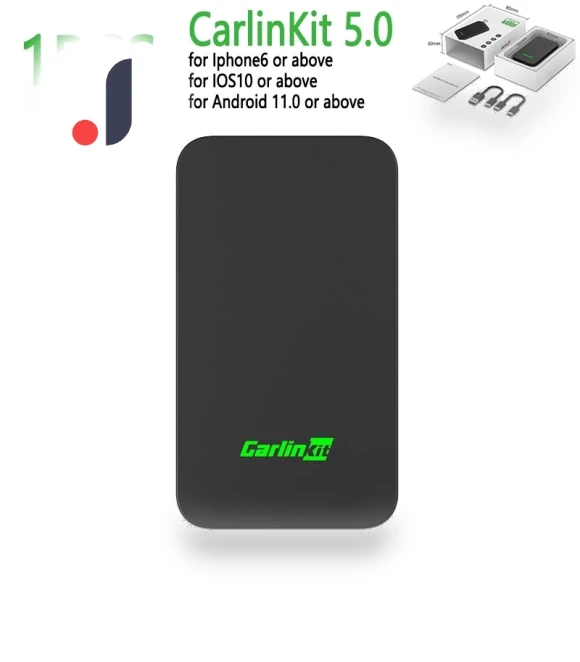 Wireless Android Auto & CarPlay Bluetooth Adapter — Stereo Receivers, CarlinKit