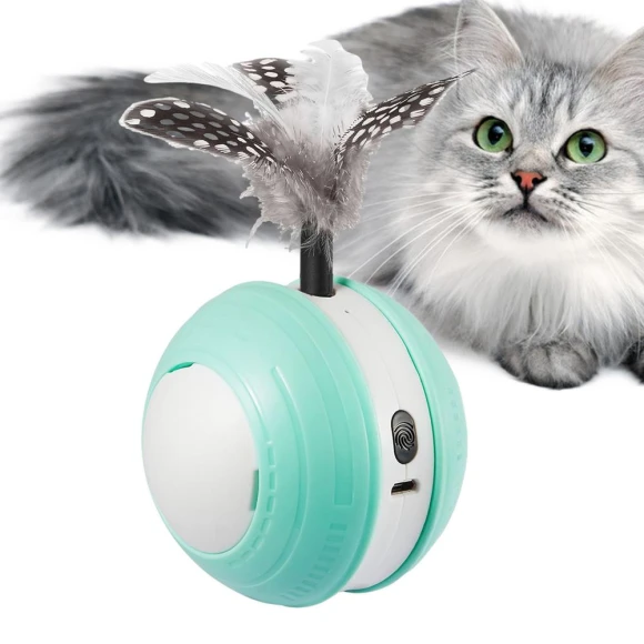 Automatically Moving Puzzle Ball Cat Teaser Toy, Smart Pet Supplies