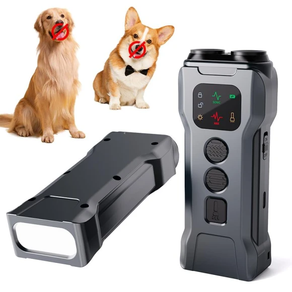 Dog Barking Deterrent Device with LED Flashlight, Smart Pet Supplies