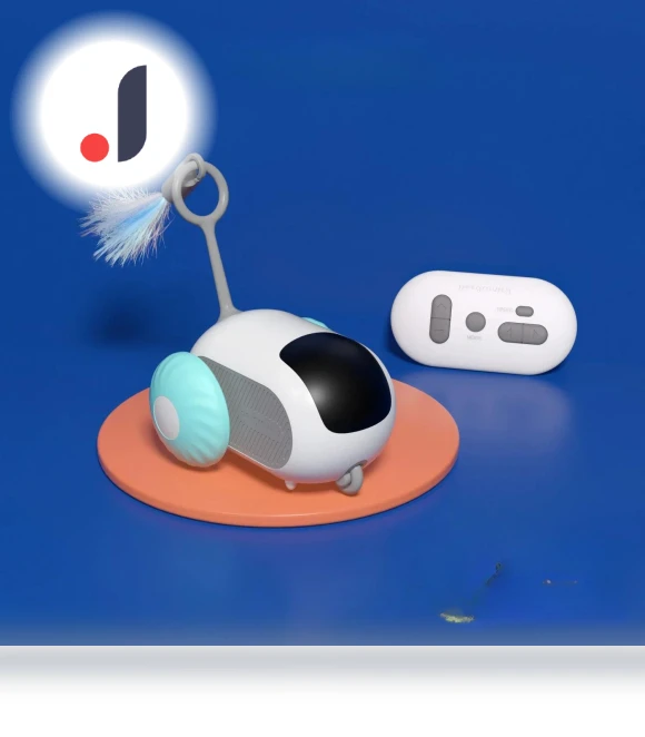 Intelligent Sports Car with Remote Control — Interactive Animal Companions, Smart Pet Supplies