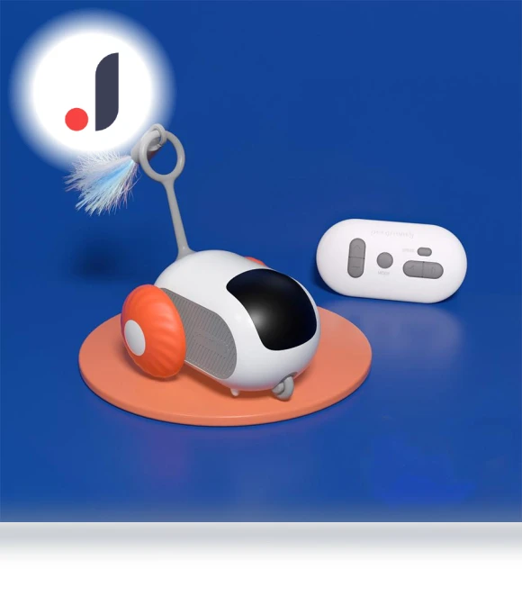 Intelligent Sports Car with Remote Control — Cat Playthings, Smart Pet Supplies