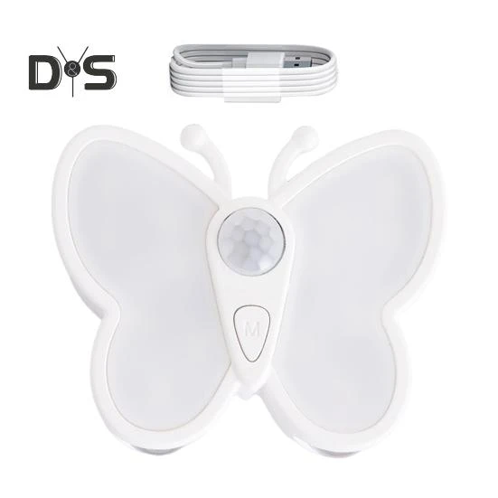 LED Butterfly Night Light with Adjustable Brightness, SMOO
