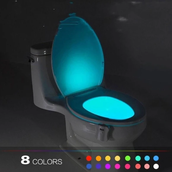 Smart Toilet Seat Night Light, WIKHOSTAR