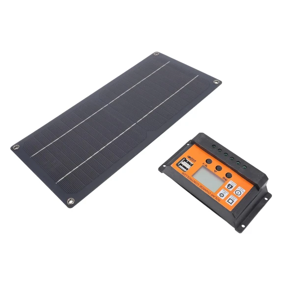 10W Solar Charger with 10A Controller, CosyHome