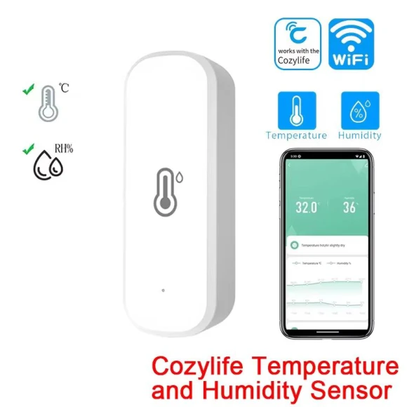 Smart Temperature and Humidity Sensor — Humidifier, saimili