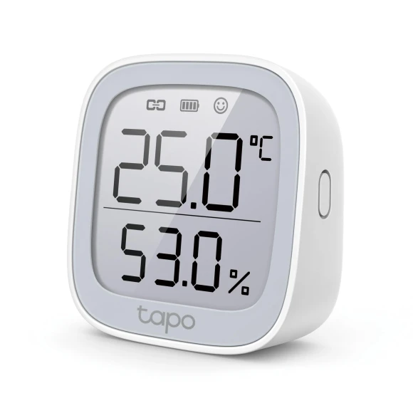 Compact Large Screen Thermometer and Hygrometer, Tapo
