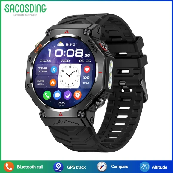 Military Smart Watch — GPS Watches, SACOSDING