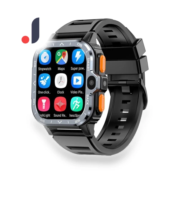 Smart Watch with 4G, HD Display, Dual Camera — Smartwatches, Rainbuvvy