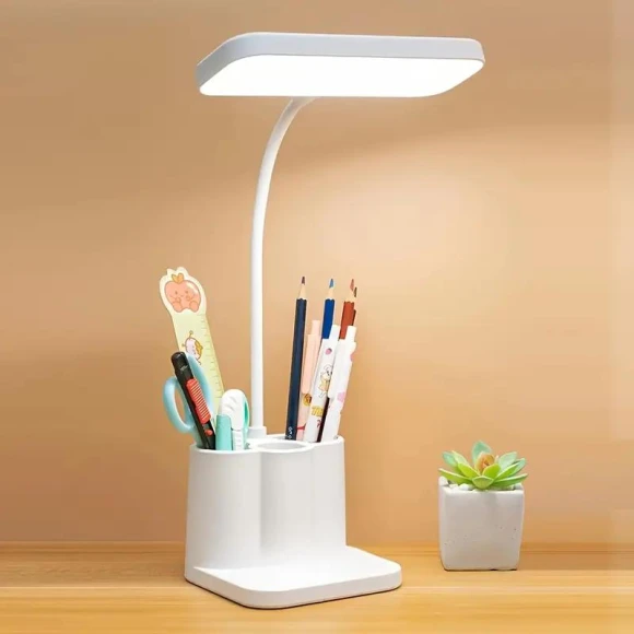 Adjustable LED Desk Lamp with Touch Control, DC-HOME Textile
