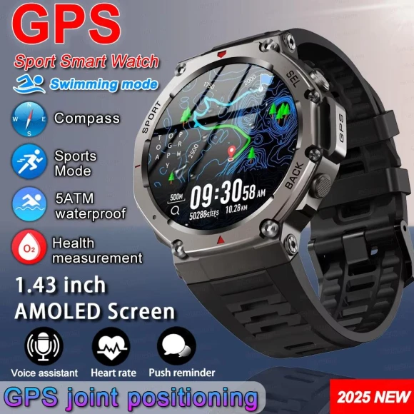 Outdoor GPS Smart Watch, PRISMA