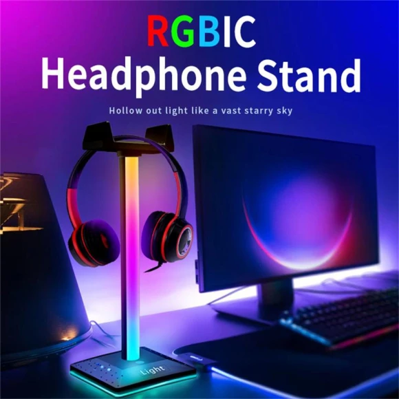 RGB Gaming Headset Stand, CAOW4