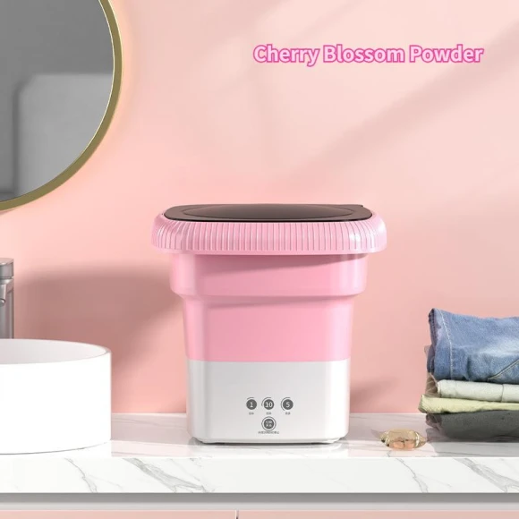 Portable Foldable Mini Washing Machine, XK&CC