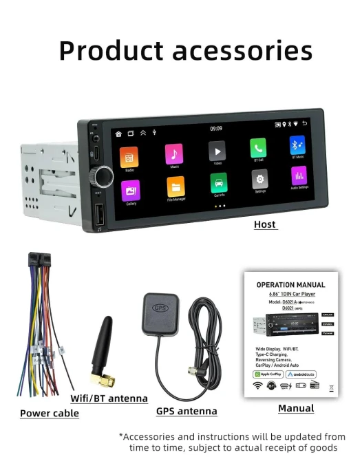 Android Car Stereo with Wireless Apple Carplay — Car Infotainment System, Reakosound