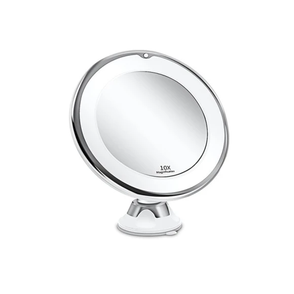 10x Magnifying Mirror with LED Light, Makeup Kits