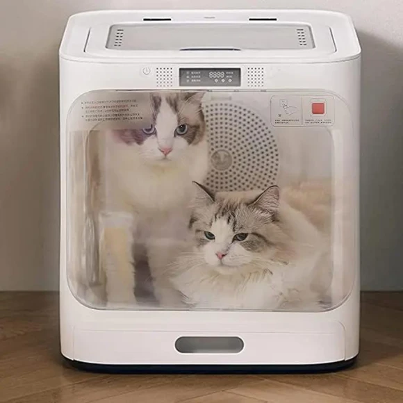 Automatic Hair Dryer Box for Cats and Pets, Healthy life for you