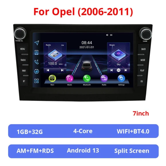 7-inch Android Car Stereo — Car Infotainment System, NAVIGUIDE