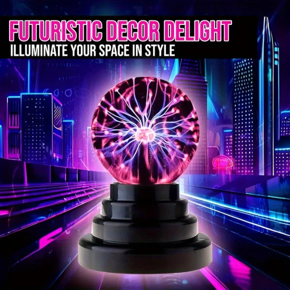 Interactive Plasma Globe Lamp, Xiao--Xiao