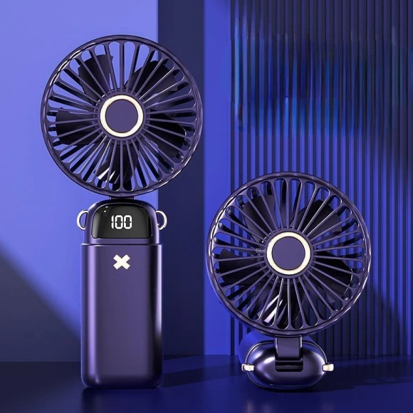 Mini Portable Fan with Smart LED Digital Display, TianJinGeErLiShangMaoYouXianGongSi