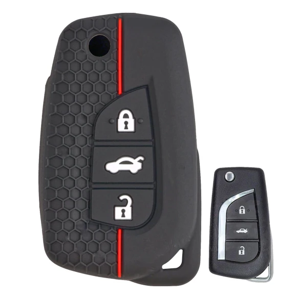 Silicone Remote Control Smart Car Key Fob Cover, Cars Auto Home