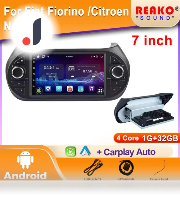 7-inch Android Car Multimedia Player — Stereo Receivers, Reakosound