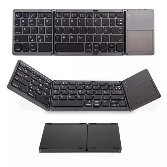 Portable Mini Tri-Fold Bluetooth Keyboard — Keyboards, Happy Super Creative