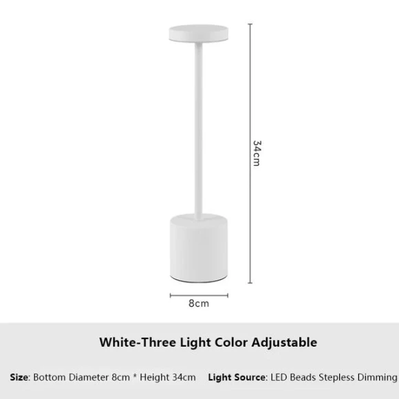 Classic Metal Touch LED Desk Lamp, Elberta