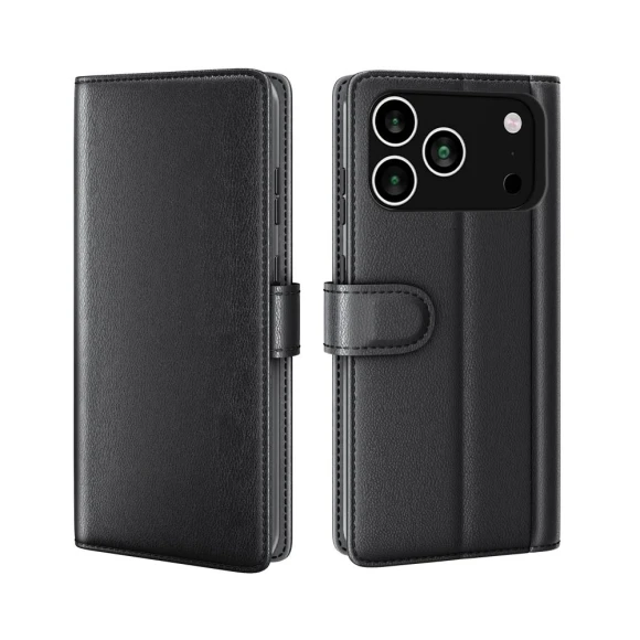 Split Leather Phone Cover with Wallet Card Slot, Smartwatch 2025