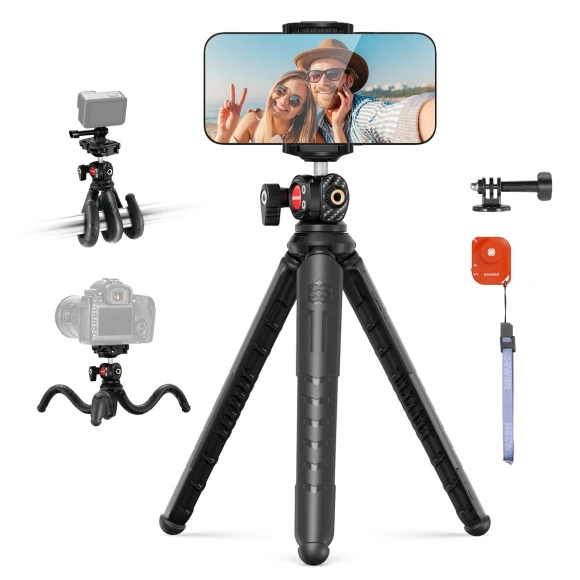 Flexible Wiggly Mini Smartphone Tabletop Tripod, MIYAKO