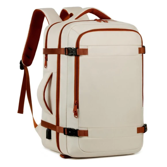 Smart Travel Backpack, Leather bag