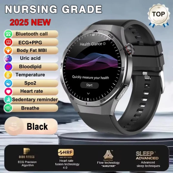 Smart Watch with ECG+PPG, Lipids, Uric Acid, Blood Pressure Monitoring, SAMS Online