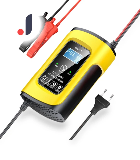 12V 8A Smart Car Charger with LCD Display — Battery Chargers, Auto Accessories Home
