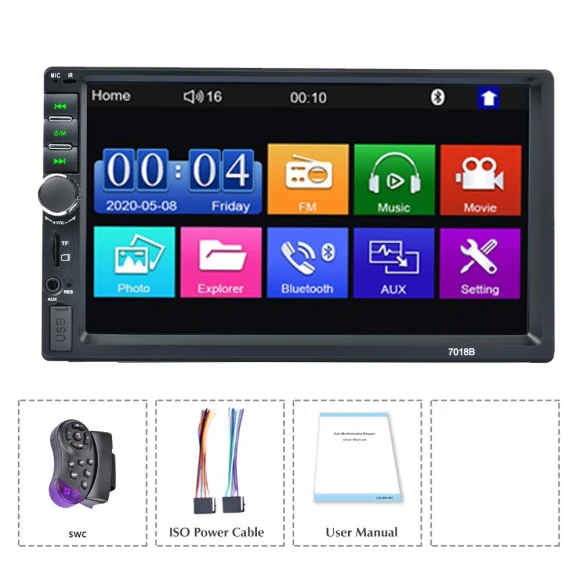 7-inch Car Multimedia Receiver, ToyousoniC