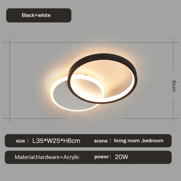 Modern LED Smart Ceiling Light, Vinde Home