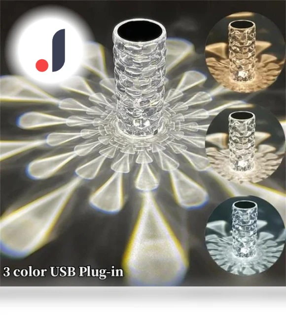 Waterdrop LED Crystal Projector Lamp — Overhead Lighting, Super Star Mall