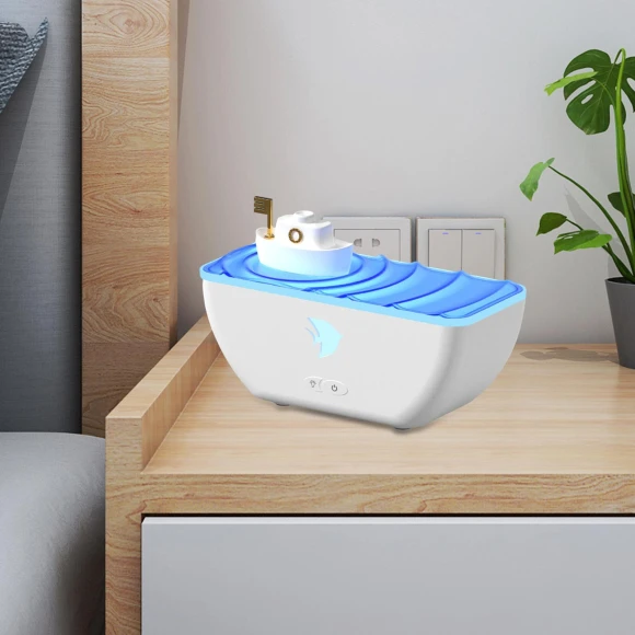 Air Diffuser in Ship Shape — Essential Oil Diffuser, Luminaire Lighting Mall