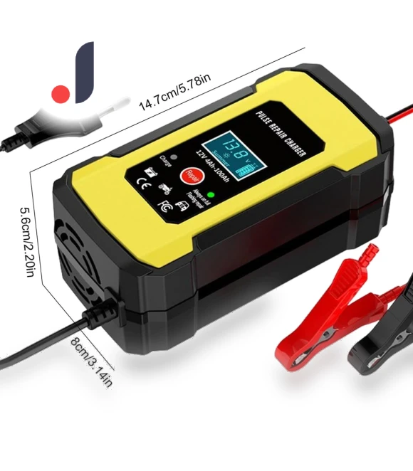 Battery Maintenanceer Motorcycle 12V6A Smart Car Battery Repair Pulse Charger — Battery Chargers, 888 Auto Parts Town