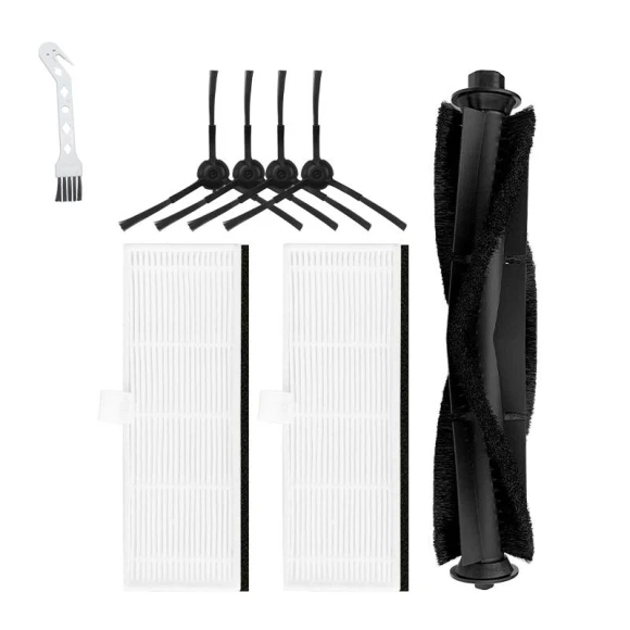 Replacement Main Roller Brush, Side Brush, HEPA Filter, Mop Cloth Accessories — Robot Vacuum, Lntelligent Living Hall