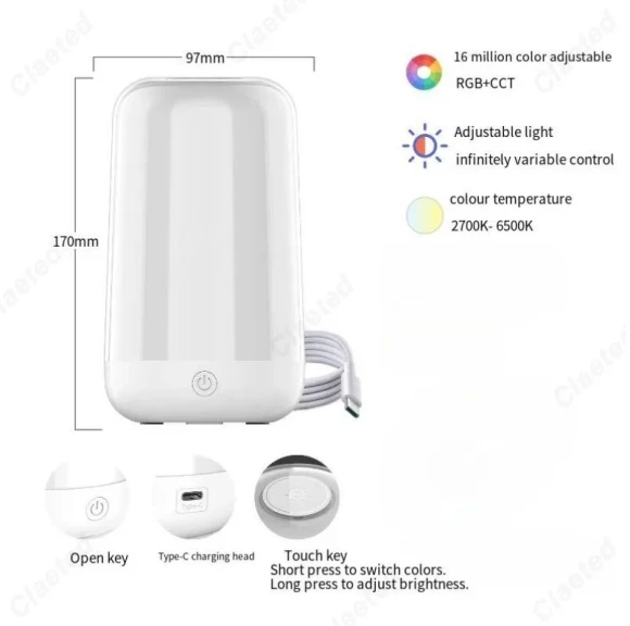 Creative LED Touch Bluetooth Controller — LED Strip Lights, Elegant Living House