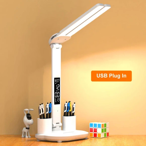 LED Desk Lamp with Dual Heads, Purely Home Goods