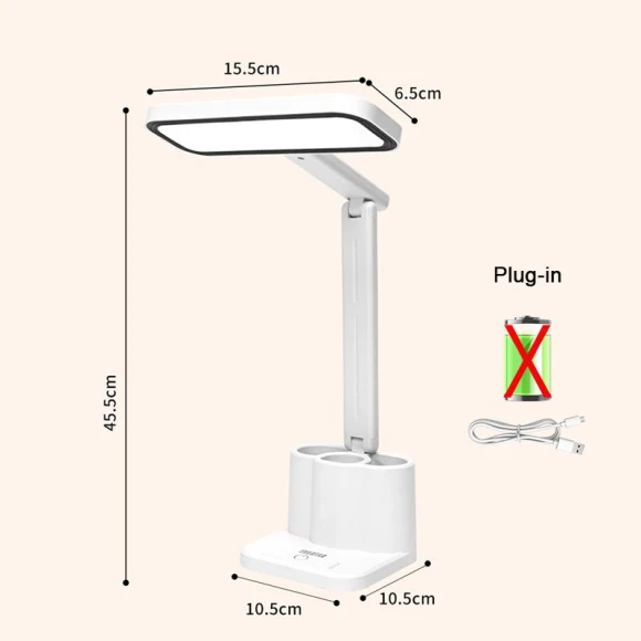 LED Desk Lamp with Touch Night Light, Elegant Living House